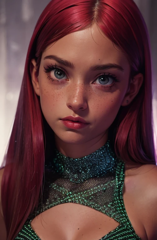 translator, My makeup has come off, mascara tears,freckles, freckles, Redhead, Medium chest, Long Hair, Grey Eyes, alone, Portraiture,

