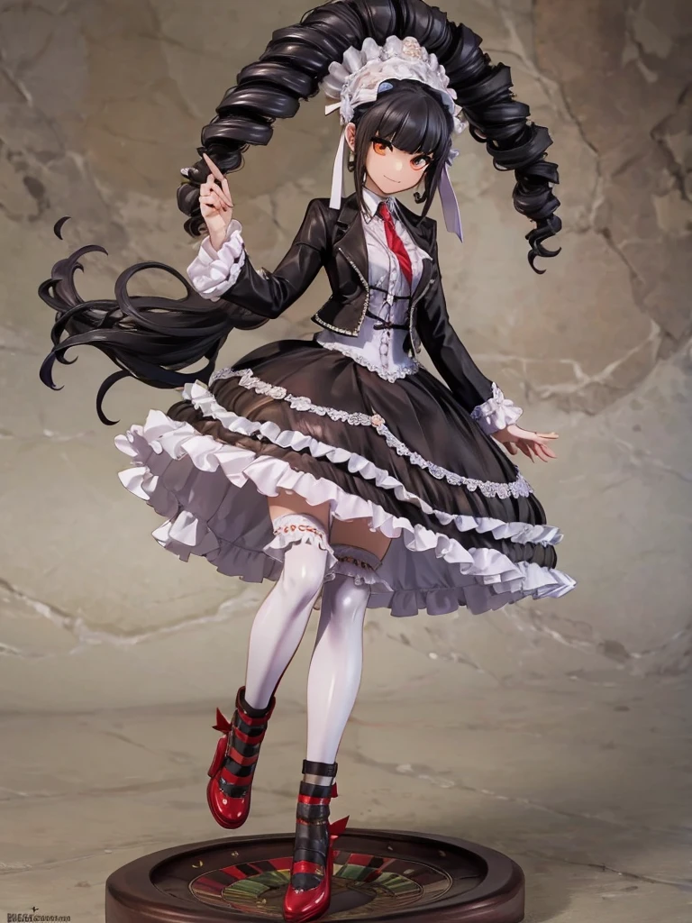 Celestia Ludenberg, Celestia Ludenberg,  1 girl,Highest quality,((Highest quality)),((Tabletop)),((Perfect Face)),1 girl,smile,beauty,((Holographic)), (Desolate desert background) (Beautiful attention to detail: 1.2), (Highly detailed CG Unity 8K wallpapers, masterpiece, Highest quality, Very detailed, Best Shadow), (Detailed Background),People Girls, sketch,Cinematic,Like the cover of a movie