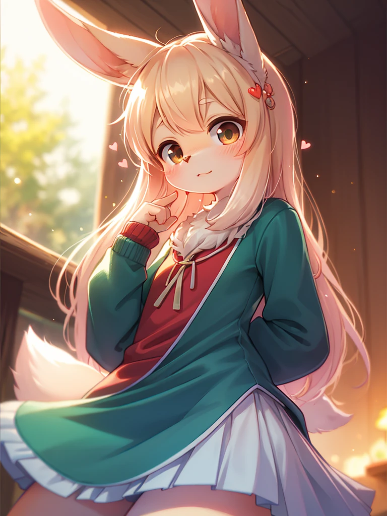 (Sumilux f1.4 50mm , low Latitude old color negative film , cross process , bokeh, flare, chromatic aberration , soft focus, (Shallow focus) , soft glow , Maximum aperture, low Key , Transparent depiction) , coquettish , lovey-dovey rabbit girl pet , (wide open clothes) , heart is beating fast with anticipation , Nikkah , mucus