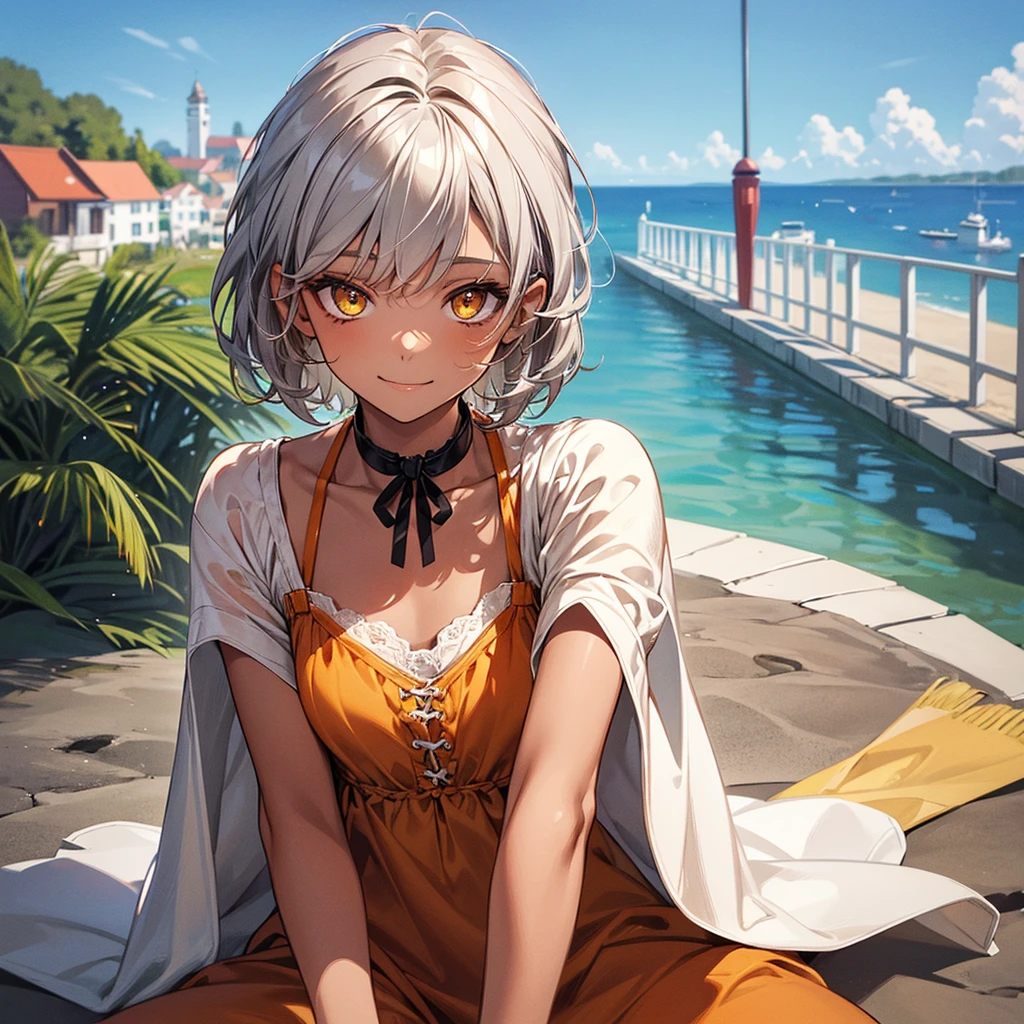 Movie angle, depth of field, (looking at the viewer), (right foreground: 1), (standing photo: 1),
(playing guitar: 1.3),
Cat Eared Girl, (Solo),Silver Hair,(White Skin:1), (Curvaceous:1.2), (Wide Hips:1.1), Cat Eared Girl,
(Beautiful Coast Background), (Coast Background: 1.4), (Coast Background: 1.4),
(yellow clothes), (bare shoulders, yellow micro bikini), (T-back panties: 1.2), sharp nails, detailed horns, choker, thigh boots,
(ponytail, hairs between the eyes), (silver-haired), (purple-eyed), (flat chest: 1.2),
expressionless, stunned, sleepy,
Wakame, wakame, wakame, wakame, wakame, wakame, wakame, wakame