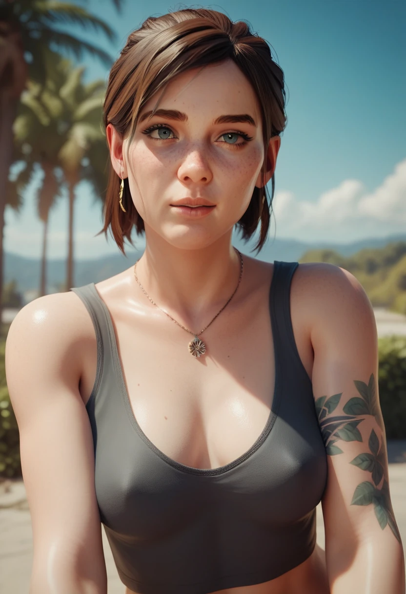 (masterpiece) (best quality) (detailed) (8k) (cinematic) (sharp focus), 1 female: Ellie