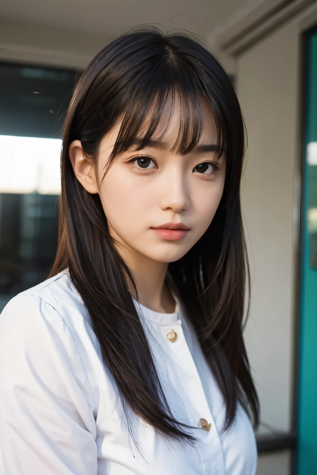 best quality, head of'artwork, 1girl Yunaka, one eye closed, Souriant, detailed hands, Star