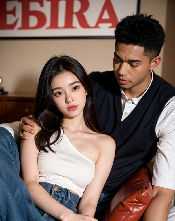 17 years old girl gf with black man bf at magazine romance