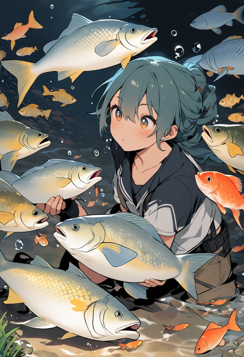 man,fish