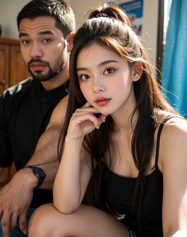 17 years old girl gf with 2 black mans