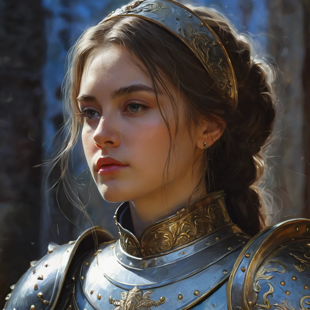 close up portrait photo of Пол Радд, ModelShooting style, (чрезвычайно подробные обои CG Unity 8k), medieval armor, professional majestic oil painting by Ed Blinkey, Atey Gaylan, Studio Ghibli, Jeremy Mann, Greg Manchess, Antonio Moro, ((dusk1)), trending on artstation, trending cgsociety, difficult, high detail, Sharp Focus, dramatic, Photorealistic painting by Midjorney and Greg Rutkowski 