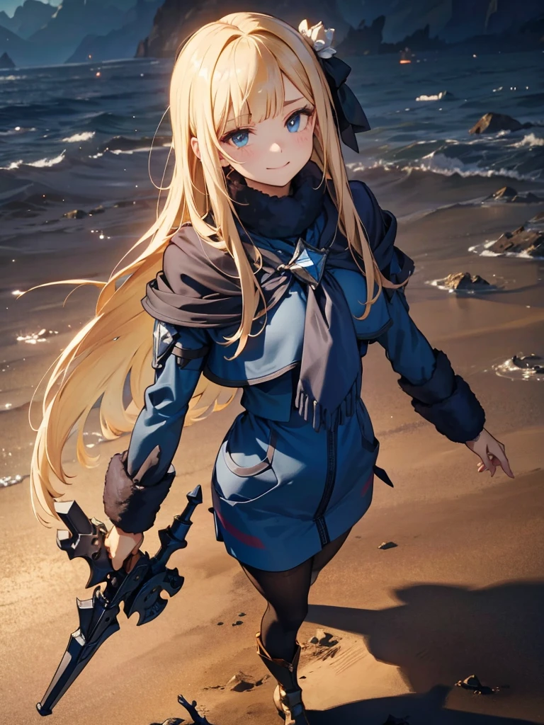 Reines El-Melloi Archisorte,  1 girl,Highest quality,((Highest quality)),((Tabletop)),((Perfect Face)),1 girl,smile,beauty,((Holographic)), (Desolate desert background) (Beautiful attention to detail: 1.2), (Highly detailed CG Unity 8K wallpapers, masterpiece, Highest quality, Very detailed, Best Shadow), (Detailed Background),People Girls, sketch,Cinematic,Like the cover of a movie