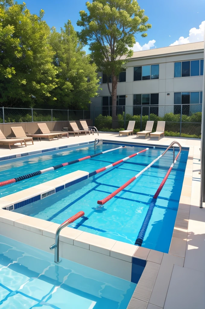 School pool side