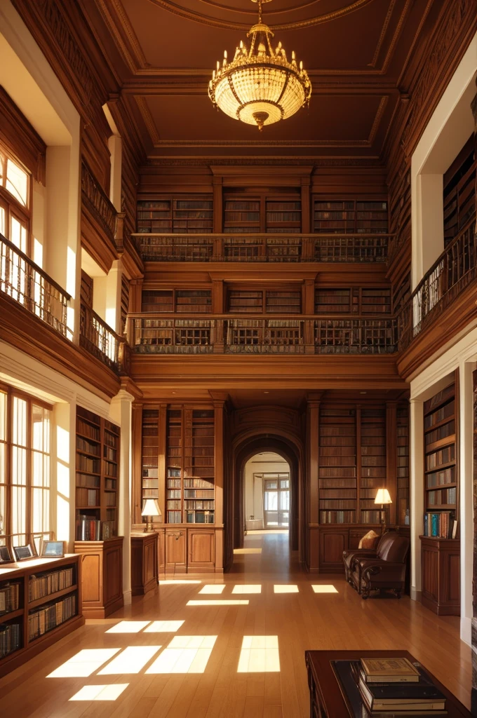 library, living room