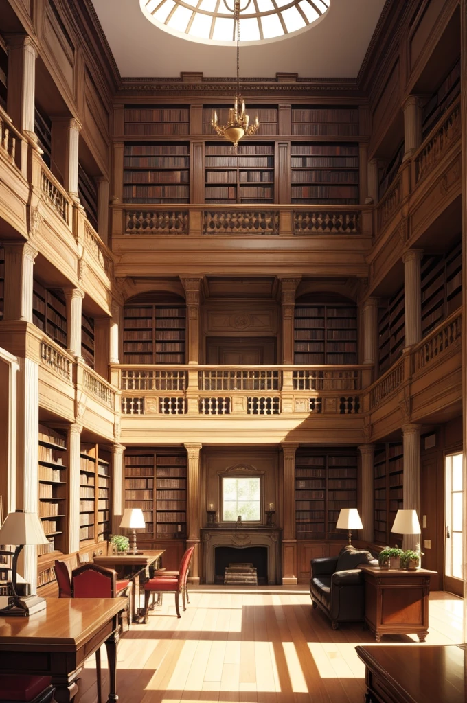 library, living room