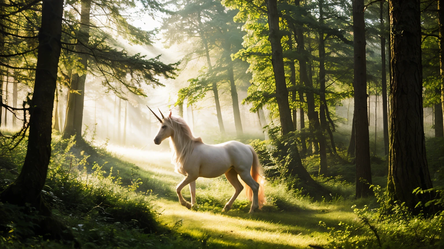 "Wounded mythical creature in a clearing. Unicorn or phoenix-like being, softly glowing. Surrounded by magical herbs and forest. Gentle, mystical atmosphere."