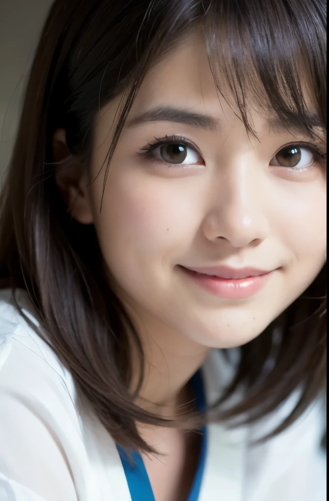 best quality, face focus, soft light, ultra high res, (photorealistic:1.4), RAW photo,(Shinozaki Ai), white skin,
1japanese girl, solo, cute, kawaii, smile, (pupil, lights in the eyes),  detailed beautiful face, busty,(high resolution detail of human skin texture),(long hair),(portrait), upper body, white traditional kimono, in the Japanese-style room,