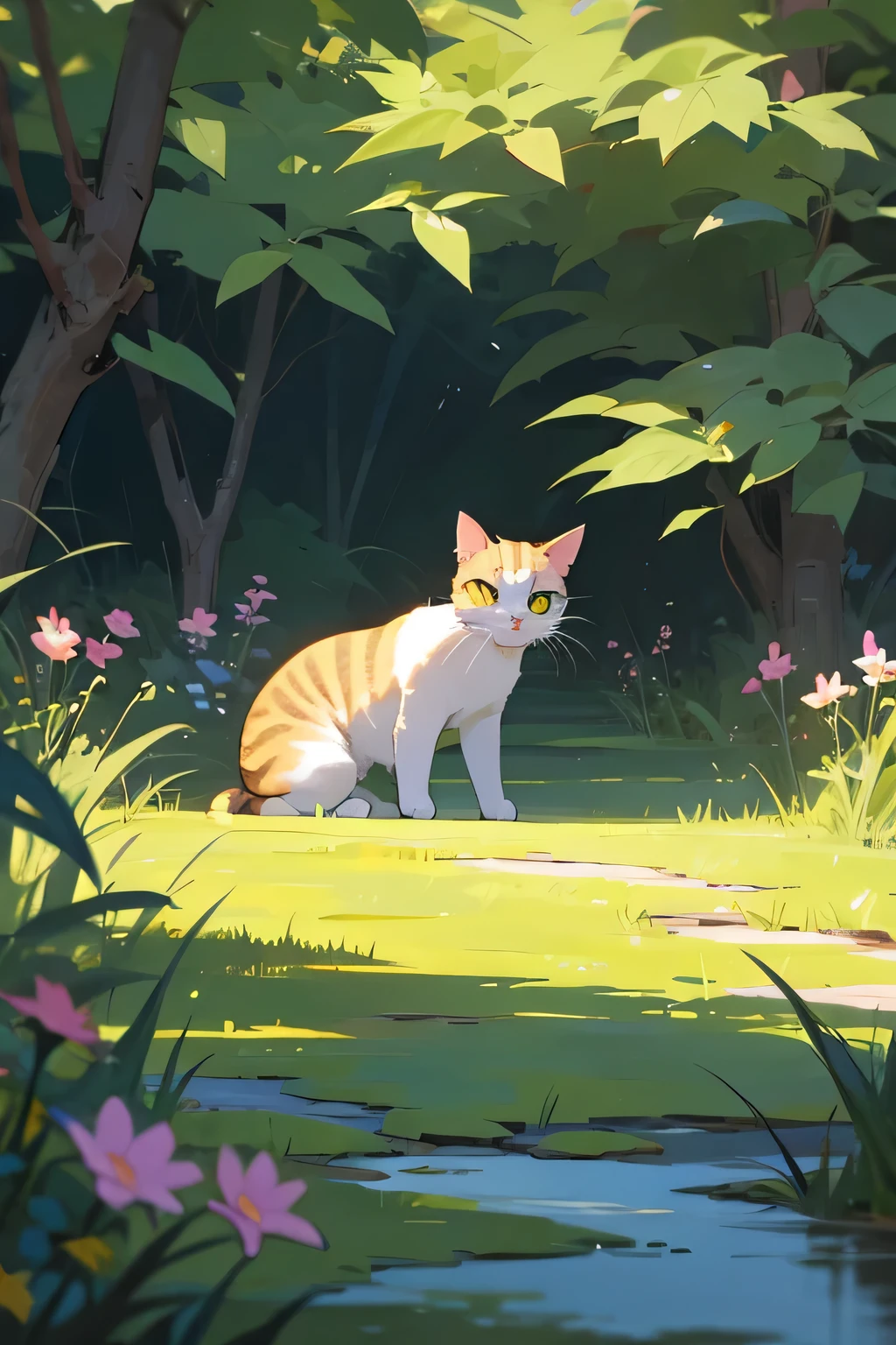 cat in nature