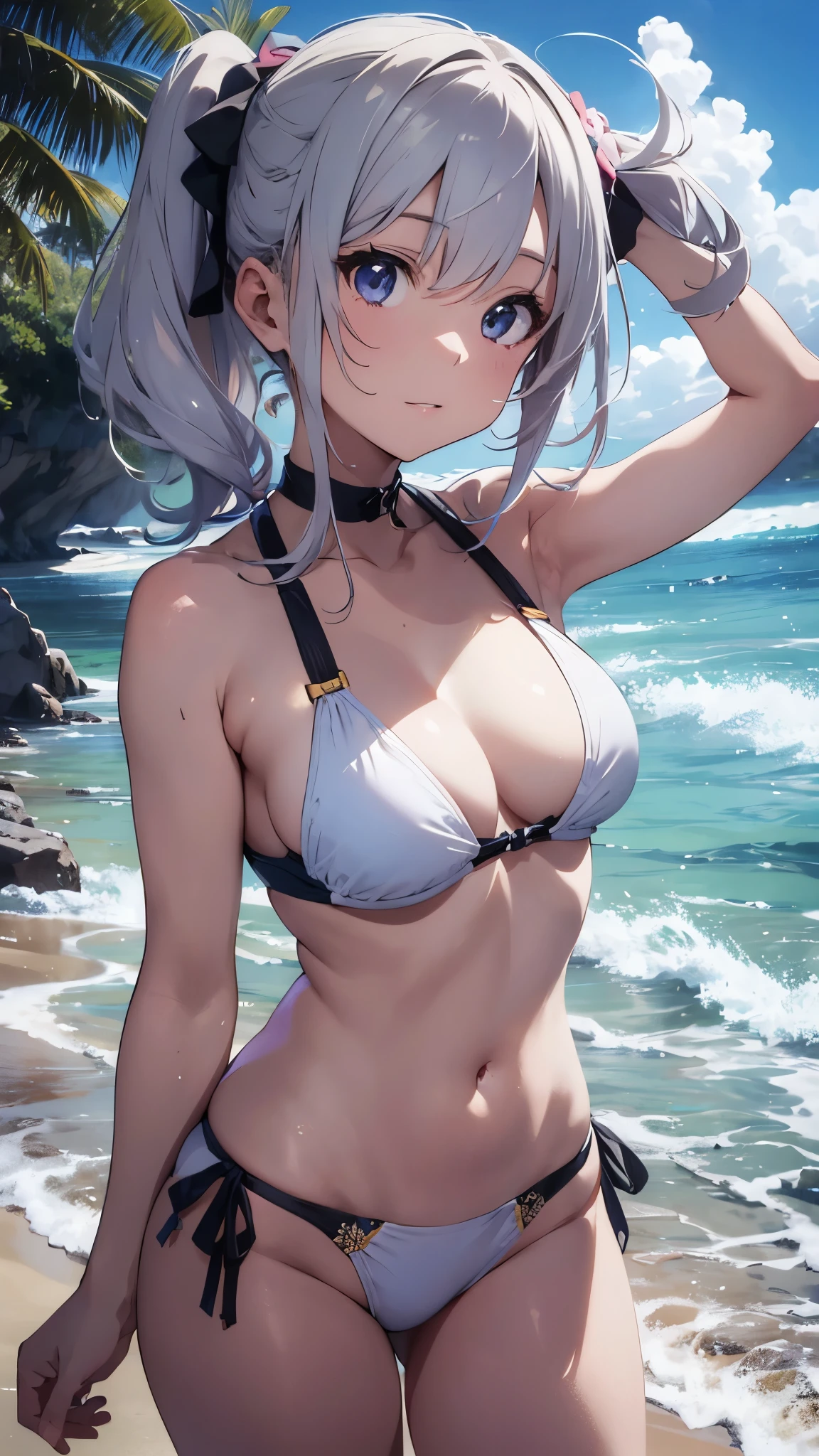 4K,8k,Silver-haired girl drawn in high resolution Japanese anime style、whole body、Women in white bikinis taking photos on a deserted beach, model bikini, , Young and cute gravure idol, Posing together in bras, Russian and Japanese mix, sakimichan, Asian woman, Wear a swimsuit, that&#39;that&#39;that&#39;that&#39;that&#39;that&#39;that&#39;that&#39;that&#39;that&#39;that&#39;that&#39;that&#39;that&#39;that&#39;that&#39;that&#39;that&#39;that&#39;that&#39;that&#39;that&#39;that&#39;that&#39;that&#39;It&#39;s hot with the shining sun, Japanese Model, Cute Core, sakimichan hdri, Young Gravure Idol, Chubby