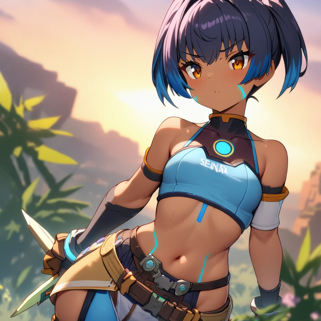 masterpiece, best quality, very aesthetic, absurdres, , solo, 1girl, sena \(xenoblade\), xenoblade chronicles \(series\), short stature:1.2,