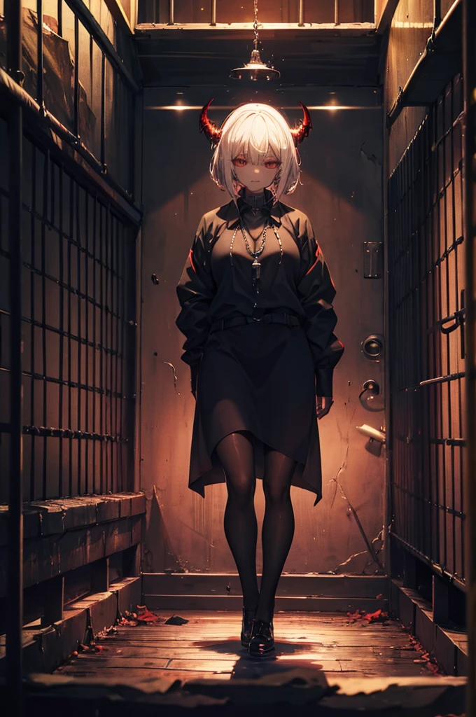 Rituals, devil, woman, dark, (((prison))), adult, satan