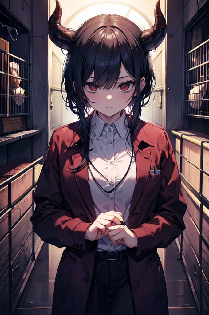 Rituals, (devil), woman, dark, (((prison))), adult, satan