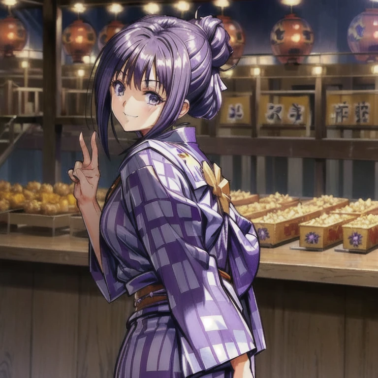 ((masterpiece)),((Ayako Katagiri)),((Katagiri Ayako)),((Mischievous Smile)),Anatomically perfect fingers,(((yukata))),(((Festivals))),(((Festivals)))