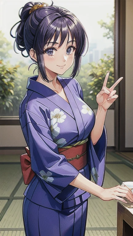 ((masterpiece)),((Ayako Katagiri)),((Katagiri Ayako)),((Mischievous Smile)),Anatomically perfect fingers,(((yukata))),(((Festivals))),(((Festivals)))