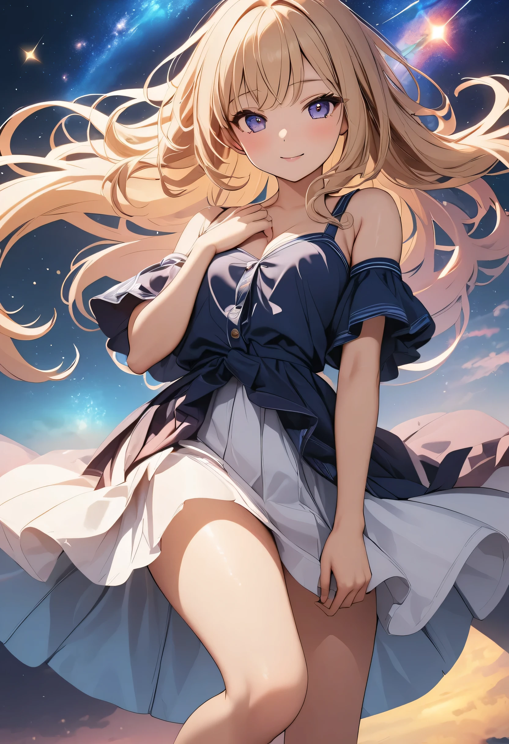photo realistic, photo realistic, photo realistic, (masterpiece,best quality:1.4),(8k,raw photo,photo realistic:1.2),Not Safe for Work, detailed skin,detailed face,1girl,Japanese idol,cute face,Child,ite, Girl Standing On Water、blonde、Wavy Hair、blue eyes、semi-long、No panty、nudy、pussy、nipples、petite, cute, naked, camisole、beautiful eyes、Sparkling、Eyes that seem to be sucked in、Standing Girl、one girl、14age、Beautiful scenery、moonlight、A very big moon、Beautiful starry sky、shooting star、high resolution、night view、The Lost City、barefoot、whole body、Scattering Flowers、Hanabubuki、pretty fingers、beautiful feet、small breasts、girl in return、broken town、Fluttering feathers、frills、Sparkling、Lots of feathers、fantasy、mysterious、Face、upper body up、rainbow light、zoom in、Clean mountains、countless stars、Countless lights、small breasts、beautiful nipples、See-through、NSFW,SEX, 足を大きく開く、しゃがんでいる、座る、濡れたマンコ、処女膜、膣穴、おしっこ、薄い金色の陰毛、