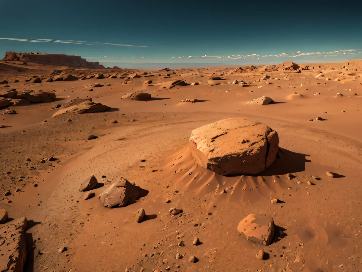 Surface of Mars, Large rock