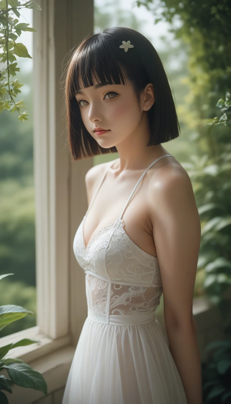 Hinata from Naruto . Looking beautiful 😍. Masterpiece. Very detailed.  Anime girl .