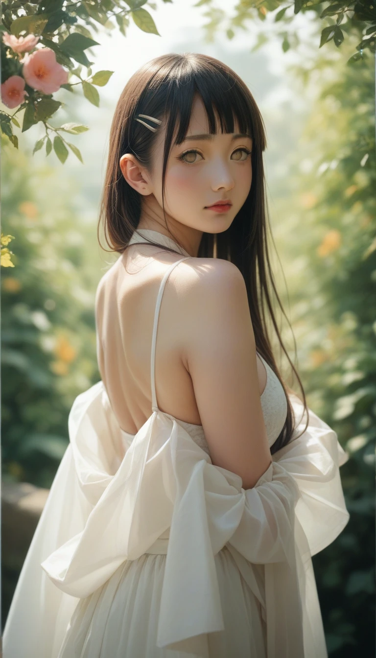 Hinata from Naruto . Looking beautiful 😍. Masterpiece. Very detailed. Anime girl .