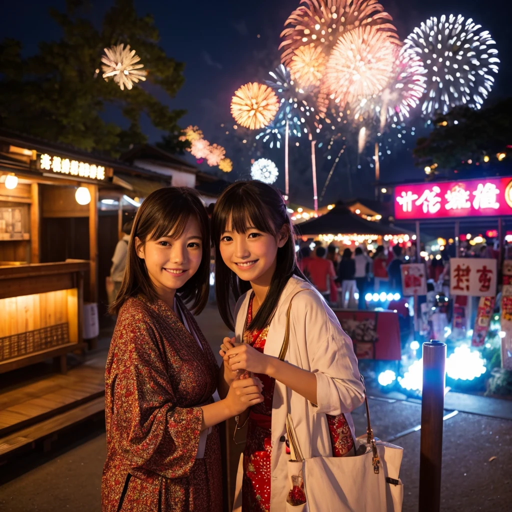 Fireworks display、Number one in Japan、Yakitori、fair、Festivals、Hold hands、Single Mother、girl