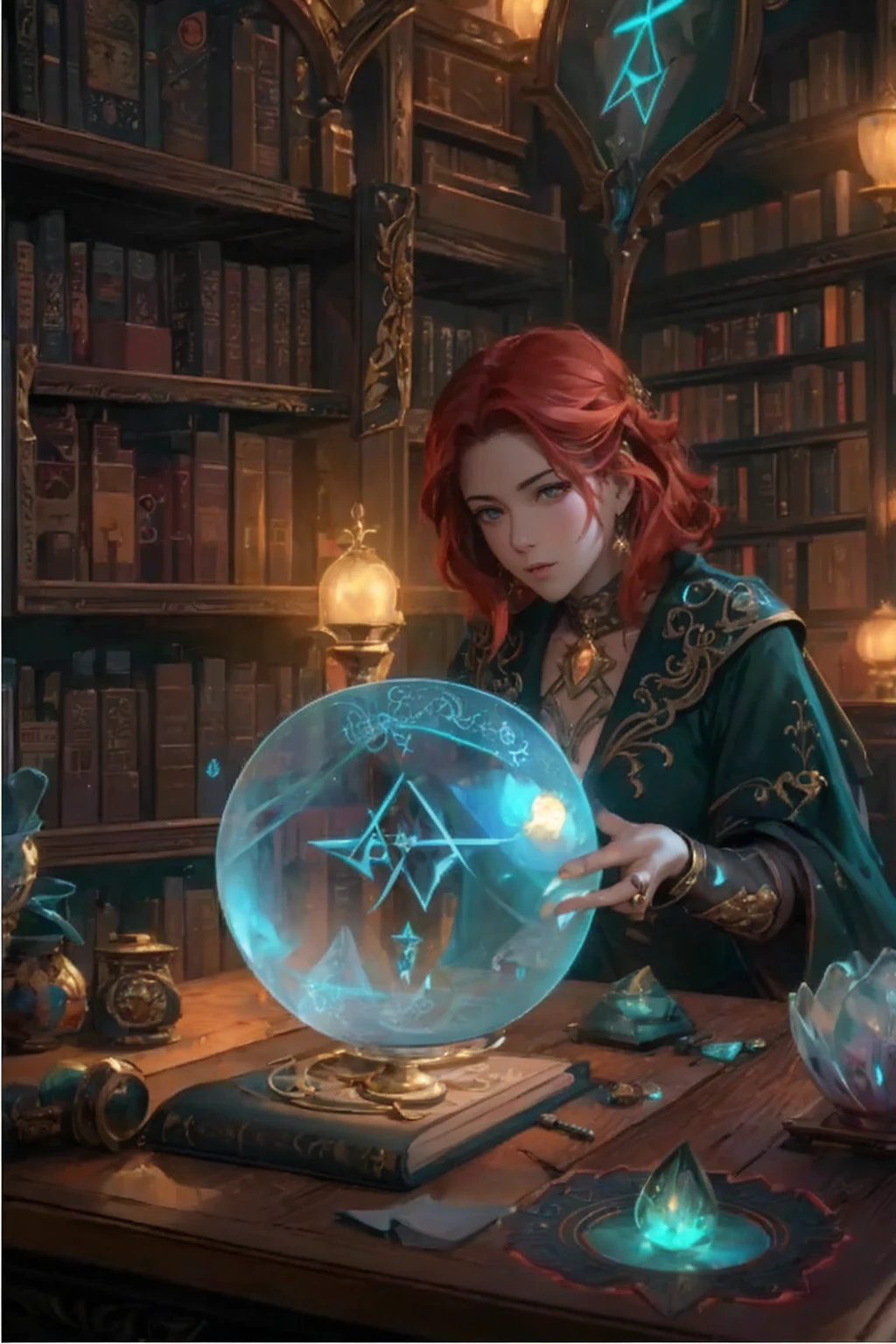 MysteriousSpiritualTarotFortune TellerAnime