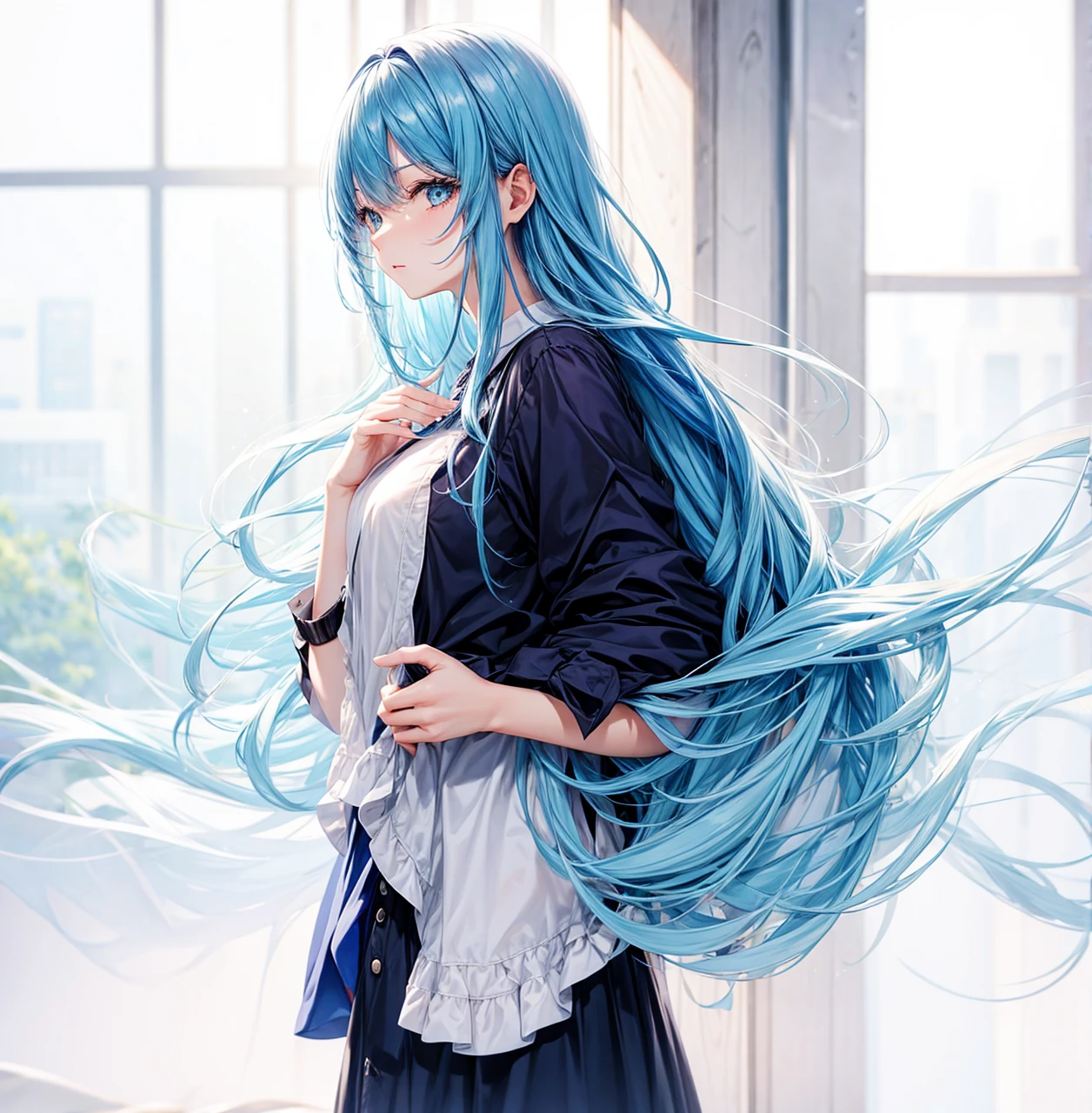 Blue hair
