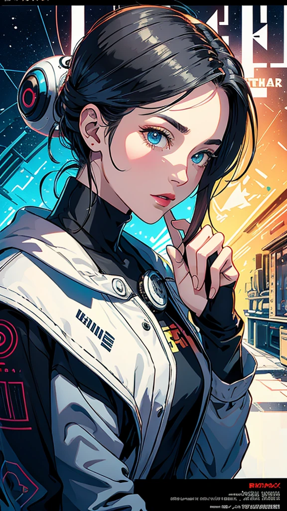 (((masterpiece, highest quality))),(((solo:1.2))),(((1girl:1.2))),32k wallpaper, very detailed, poster, vintage science fiction,(((((geometric cinematic movie poster))))), (bauhaus), shape,(((abstract))),(mid century modern),movie poster,(((((portfolio))))),(((((Close-up))))),(((((bust up))))),((((more various angle)))),(((highlight))),Vast landscape,((((heterochromia)))),(((complete. detailed face))),(((Extremely talented))),(((most complecated machine))),Colorful color scheme