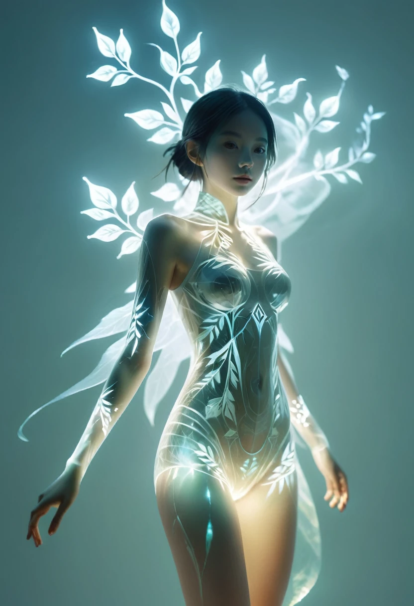 bailing_light element,translucent luminous body,a girl made of light,sketch,minimalism,pencil drawing,clear lines,(double exposure:1.4),delicate ornament,Kuindzhi,(upper thighs shot:1.3),full body shot,low angle shooting,(tattoo:0.6),Tyndall effect,soft focus,4k,hdr,[hdr:0.9],Acid Graphics,plant 1girl,fantasy artwork,[detailed Vibrant face:0.33],[coat dress:0.15],[K-pop:0.417],[Upturned buttocks:0.4],masterpiece,(trash-polka tattoos:1.4),(translucent luminous body:1.2),A minimalist design,of a silhouette outline and a beautiful woman and a glowing,shadow world,intricate artwork Masterpiece,((white background1.5)),(suspenders:0.6),