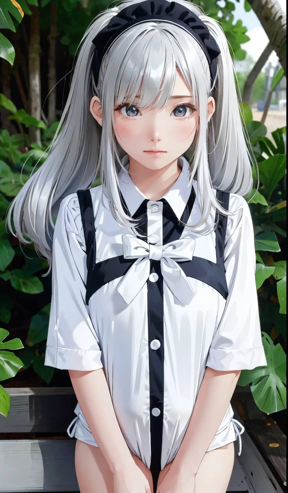 (A girl, 8 years old, sleeping on the beach:1.3), (Realistic:1.4), (masterpiece, Highest quality, Highest quality, Official Art), Very detailed, Most detailed, (Very detailed), ((Very delicate and beautiful)), Cinematic Light, (Realistically:1.3), (Highly detailed skin:1.2), High resolution, 8k ウルトラHD, 4K, 8k, Bokeh, Digital single-lens reflex camera, Absurd, Optimal ratio of four fingers to one thumb, ((Silky long hair)), (Silver Hair), tears, Beautiful Face,Blonde,Twin tails,Micro Bikini,Big belly like a pregnant woman,Black areola, embarrassed face, highly detailed Beautiful Face, cute, shy,(Recall:1.4), Dynamic Angle, From above,Wearing a swimsuit,