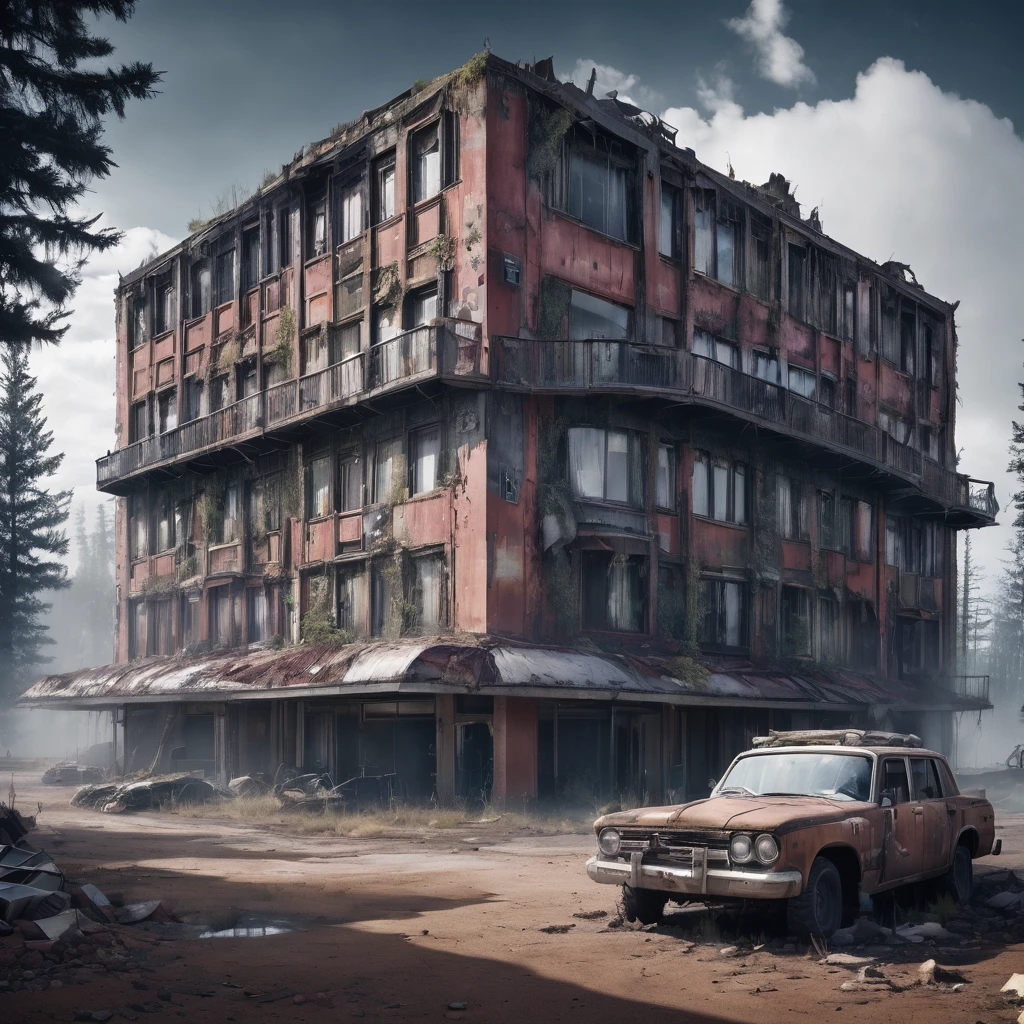 Hotel in the post-apocalypse
