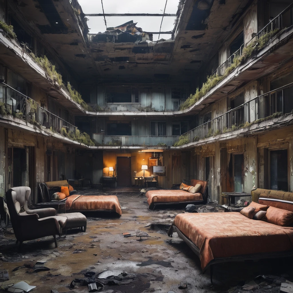 Hotel in the post-apocalypse