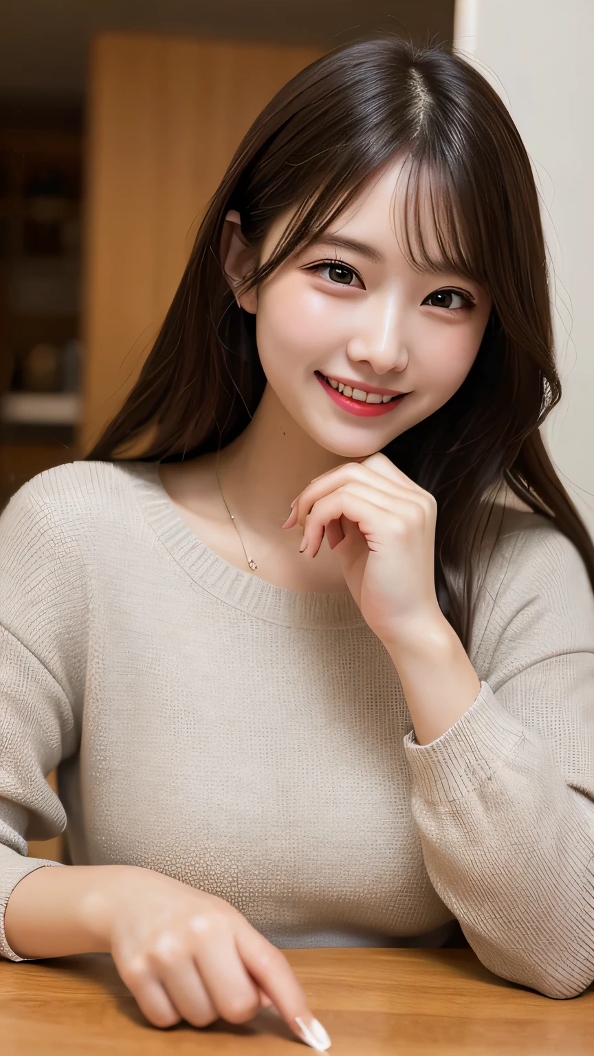Tabletop, Highest quality, figure, Very detailed, In detail, High resolution, Beautiful girl、Laughter