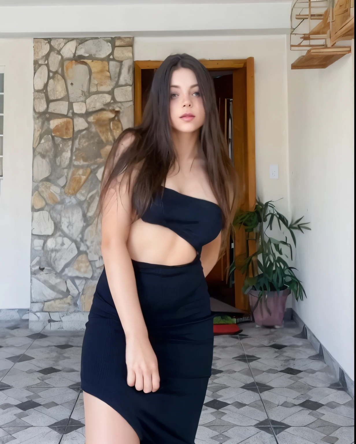 totally naked