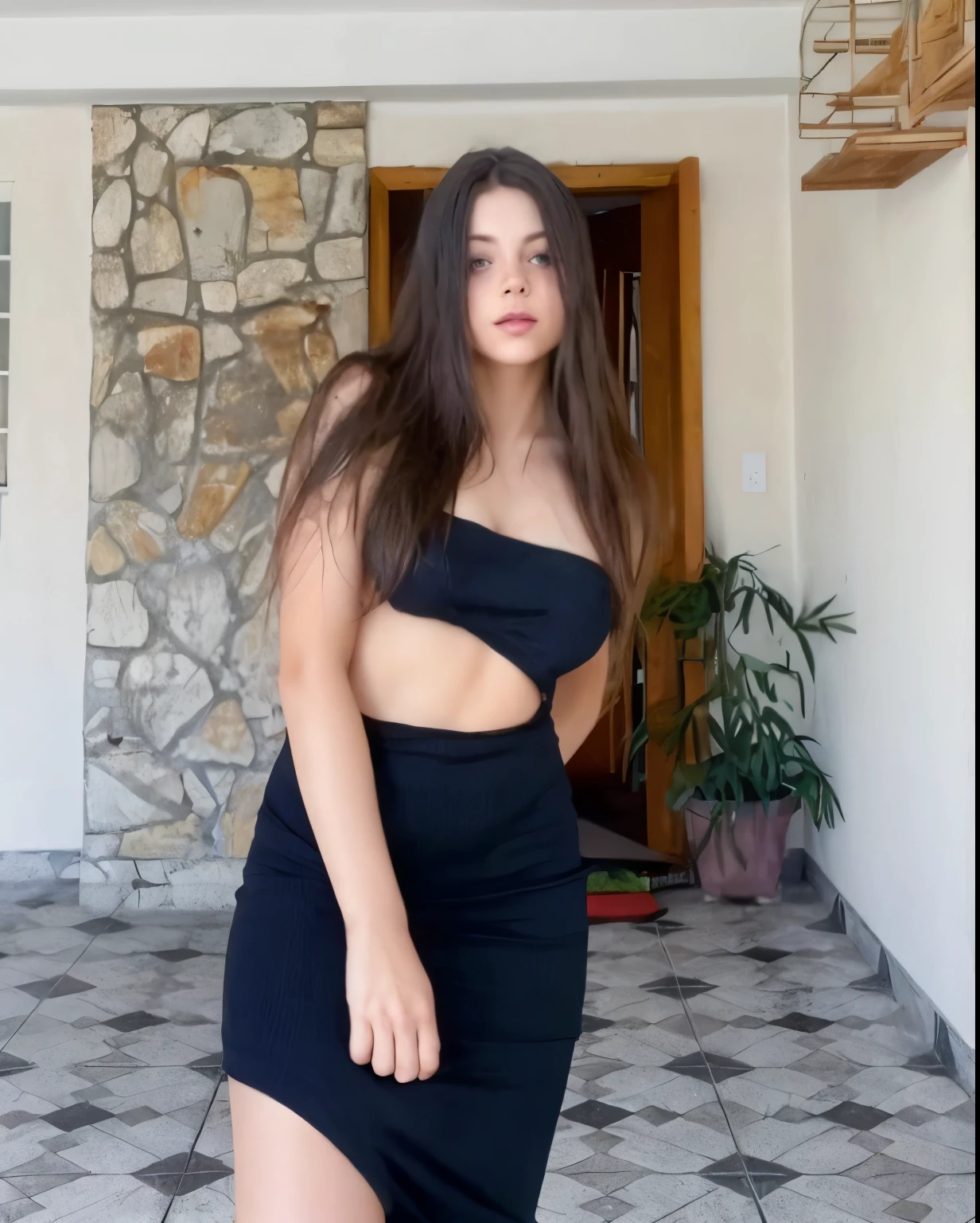 totally naked