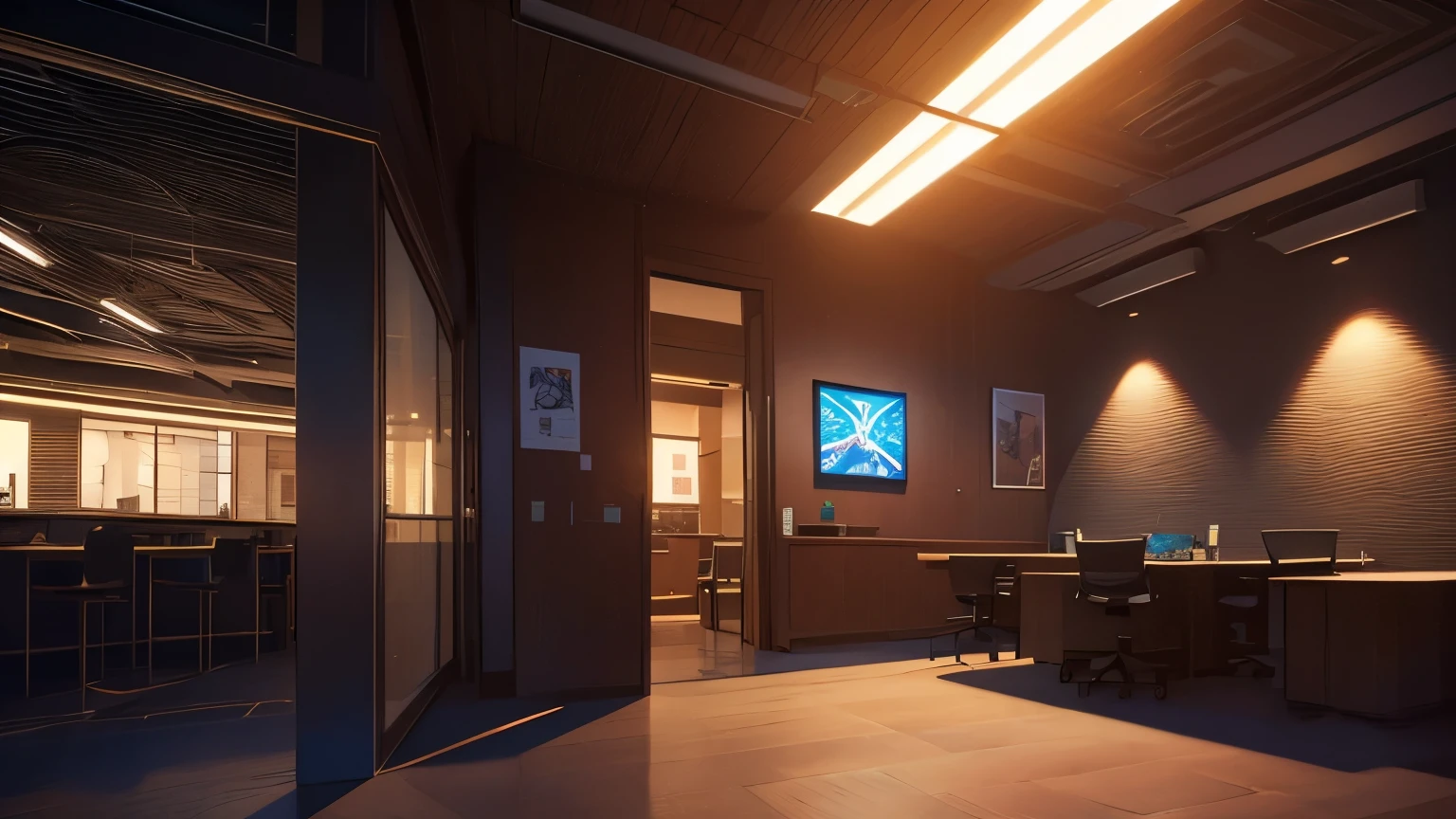 (masterpiece), (best illustration), anime background, indoor office, ring lighting , rim lighting, cinematic, paper falling, (extremely detailed CG unity 8k wallpaper),(masterpiece), (best quality), (ultra-detailed), (best illustration),(best shadow),perfect lighting , perfect anatomy , vivid colors, BgAniDusk