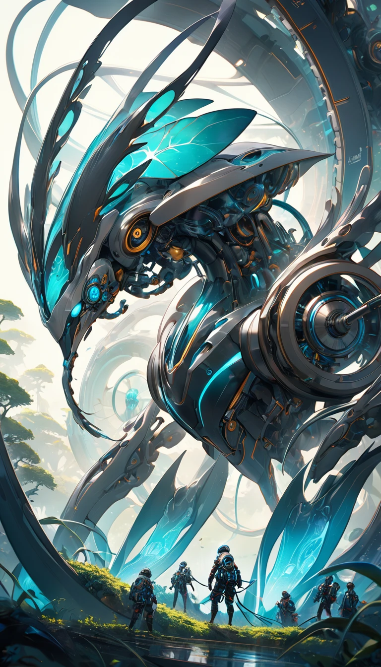 An aesthetic fusion of living organisms and machines, Combining the definitions of life and machines, Mechanical Creatures, Biological Machines, Creating aesthetic objects with a purpose, Formation of a unique form, It had a sense of life., A sense of dynamism hidden in silence and stillness,