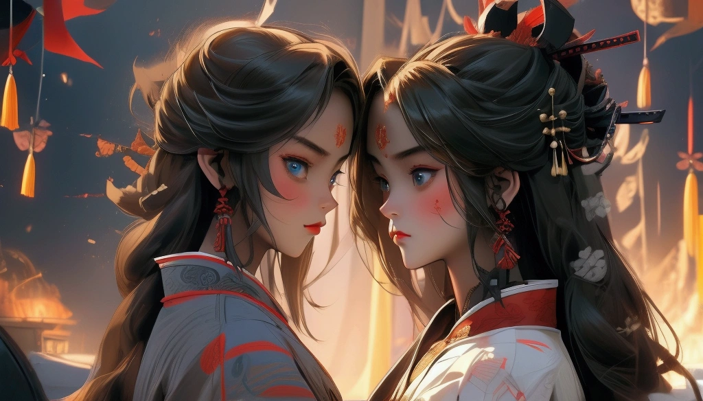 battleフィールド　battle　knight　Near future　Samurai vs. Girl