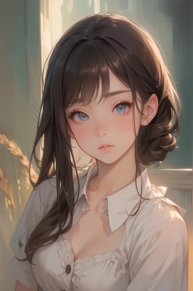 (high quality、8k、4K、High contrast、masterpiece:1.2、最high quality、Best aesthetics)、1 female、(Realistic skin texture:1.3)、(Film Grain:1.3)、(Selfie angle、High Angle)、1 girl、Beautifully detailed eyes and face、最high quality、