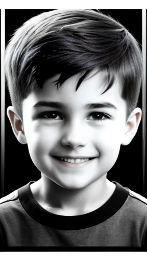 A young Jakub man smiling focus on face