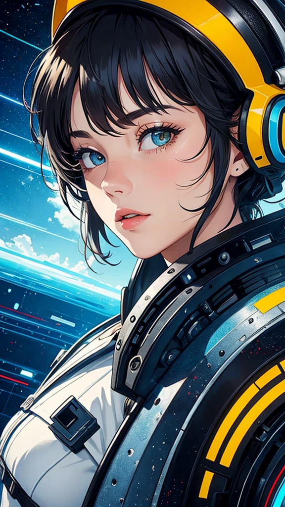(((masterpiece, highest quality))),(((solo:1.2))),(((1girl:1.2))),32k wallpaper, very detailed, poster, vintage science fiction,(((((geometric cinematic movie poster))))), (bauhaus), shape,(((abstract))),(mid century modern),movie poster,(((((portfolio))))),(((((Close-up))))),(((((bust up))))),((((more various angle)))),(((highlight))),Vast landscape,((((heterochromia)))),(((complete. detailed face))),(((Extremely talented))),(((most complecated machine))),Colorful color scheme