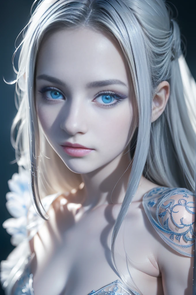 (full body shot:1.2), (extremely intricate:1.3), (photorealistic:1.4), hyper-detailed wet sheer outfit, low-rise string, (sensual pose), full body shot of beautiful white-haired 18 year old girl, (intricate, sheer, transparent, translucent, (no clothes:1.2)), intricate, sexy lips, small breasts, flat chest, beautifull, cute, pretty, perfectly proportion body, perfect framing, sharp gray eyes, supermodel face, detailed face, shy, pale white skin, highly detailed, digital hyperrealistic photography, hyperrealistic photography filigree, shyness, most beautyfull face, (masterpiece, sidelighting, (finely detailed beautifull blue eyes: 1.2)),