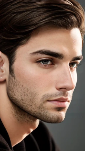 A young handsome Jewish man focus on face