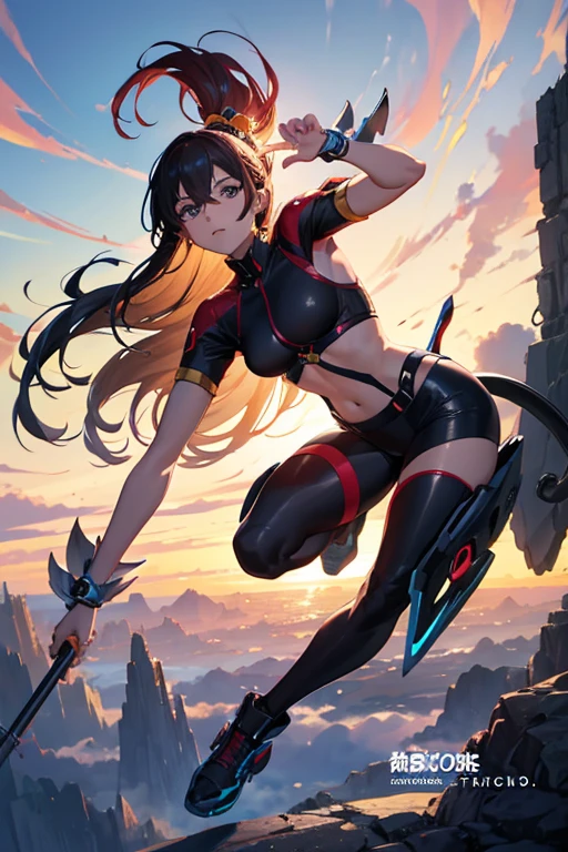 Create a high-definition, vibrant collage featuring a mix of random anime characters in dynamic and action-packed poses. The characters should represent a variety of genres, including action, adventure, romance, and fantasy. The background should blend elements from different anime worlds, such as futuristic cities, mystical forests, and traditional Japanese settings, seamlessly integrated to create a visually stunning and cohesive scene. The title 'Anime Releases 2024' should be prominently displayed at the top in bold, stylish text, with colors that match the overall aesthetic. The image should capture the essence of anime, evoking feelings of excitement, adventure, and nostalgia, making it an engaging and captivating introduction for the blog.