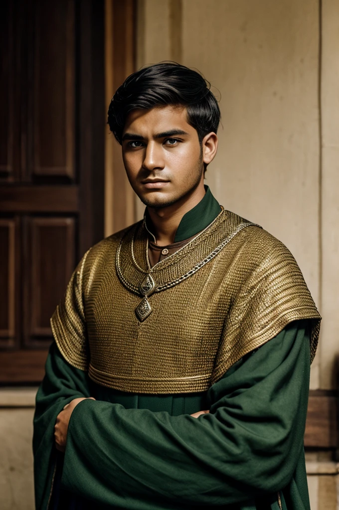 Young feudal man thinking