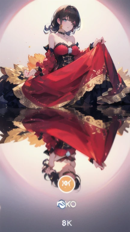 (Highest quality, 8k, 32K, masterpiece, Ultra-high resolution,:1.2),born, One girl,Super cute , Natural light,Clear, shining eyes, 18-year-old ,Fair skin ,Blushed,,blue eyes、Belle-inspired ball gown, A beautiful ball gown inspired by Belle, With a sweetheart neckline and off-the-shoulder sleeves、Choose a flowing yellow chiffon or satin dress。, Bodice and hem feature intricate gold embroidery and beading.、Capture the elegance of Belle&#39;s iconic gown。, break,  The dress comes with long white gloves、Pair it with a yellow tiara adorned with faux jewellery。 , Complete your look with delicate gold jewelry, Drop earrings and pendant necklaces, Accentuate your princess-inspired ensemble, Wearing gold high heels .