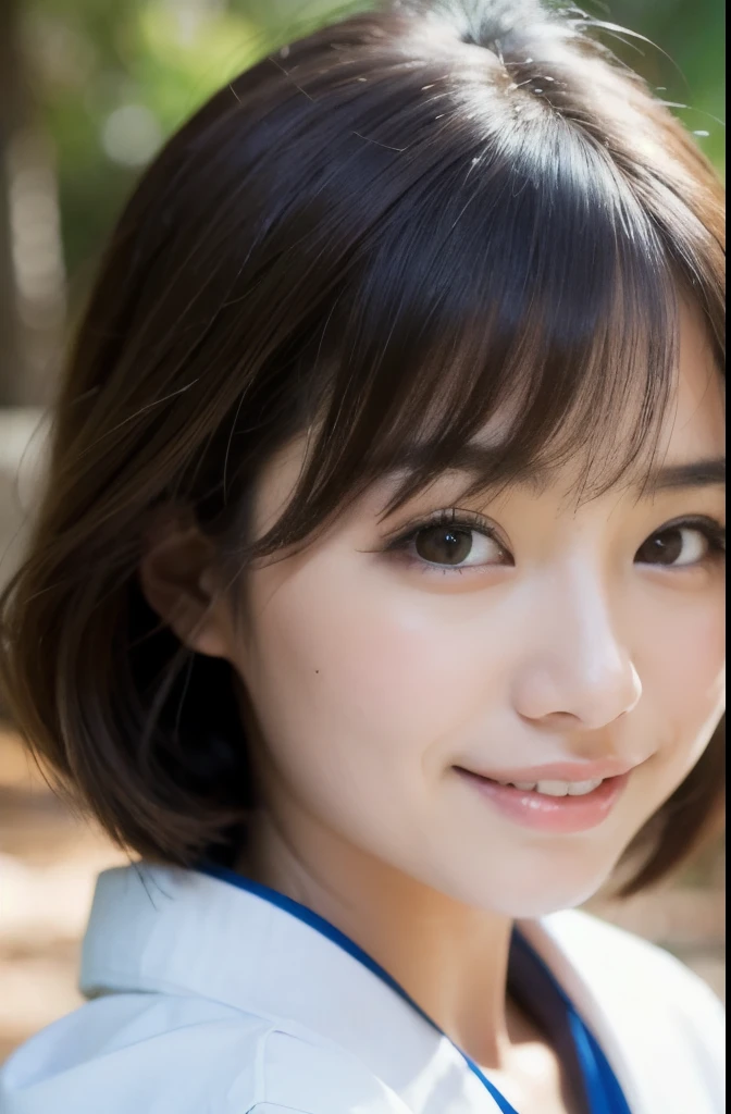 best quality, face focus, soft light, ultra high res, (photorealistic:1.4), RAW photo,(Shinozaki Ai), white skin,
1 Japanese girl, solo, (cute), smile, (pupil, lights in the eyes),  (detailed beautiful face), busty,(high resolution detail of human skin texture), long hair, (portrait), upper body, white traditional kimono, in the forest